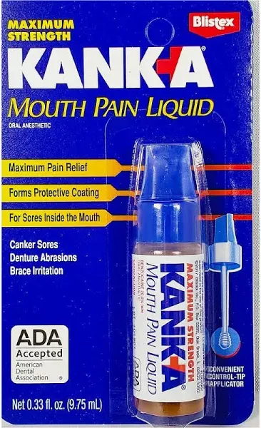 Kank-A Mouth Pain Liquid Professional Strength