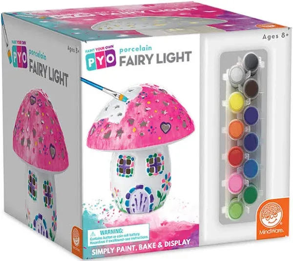 MindWare Paint Your Own Porcelain Fairy Light