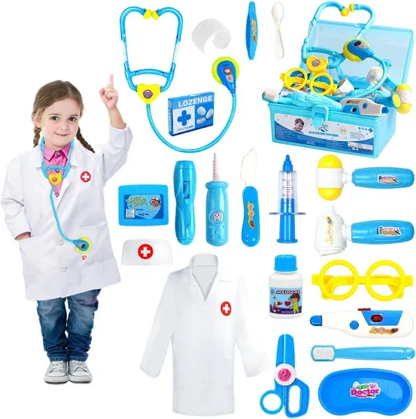 Fajiabao Doctor Kit for Toddlers - Dress Up Play Set