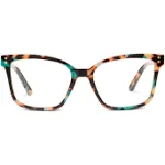 Peepers Reading Glasses Blue Light Octavia Teal Botanico 3.00