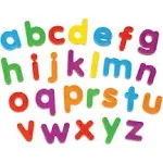 Learning Resources Jumbo Magnetic Lowercase Letters, Develops Letter and Color Recognition Skills, ABC for Kids, Alphabet, Educational Toys for Toddlers, Set of 40 Pieces, Ages 3+