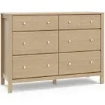 Storkcraft Horizon 6-Drawer Double Dresser - Driftwood