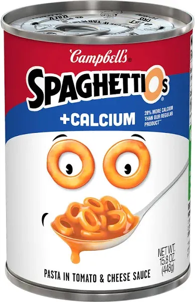 SpaghettiOs Canned Pasta Plus Calcium