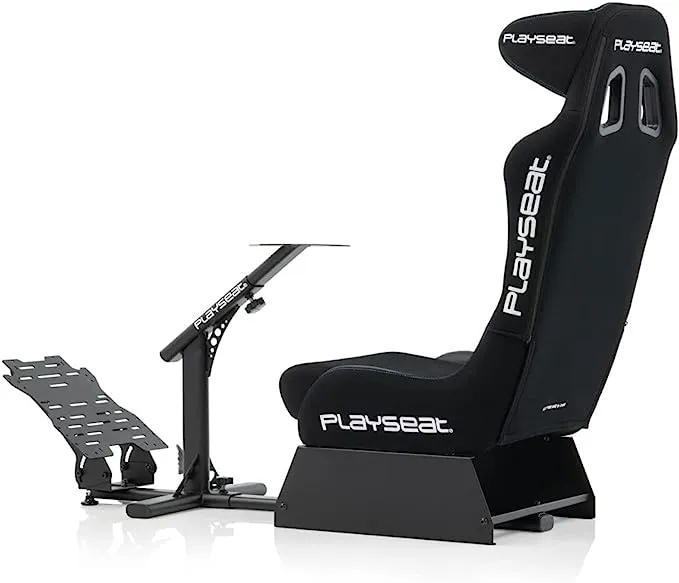 Playseat Evolution Pro Sim Racing Cockpit | Comfortable Racing Simulator Cockpit | Easily Adjustable | Compatible with All Steering Wheels & Pedals on The Market | Supports PC & Console |Actifit