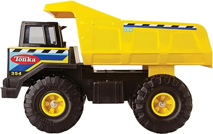 Tonka Retro Classic Steel Mighty Dump Truck (the color of the stickering may vary)