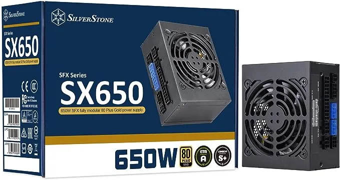 SilverStone Technology SX650-G 650W SFX Form Factor 80 Plus Gold, SST-SX650-G