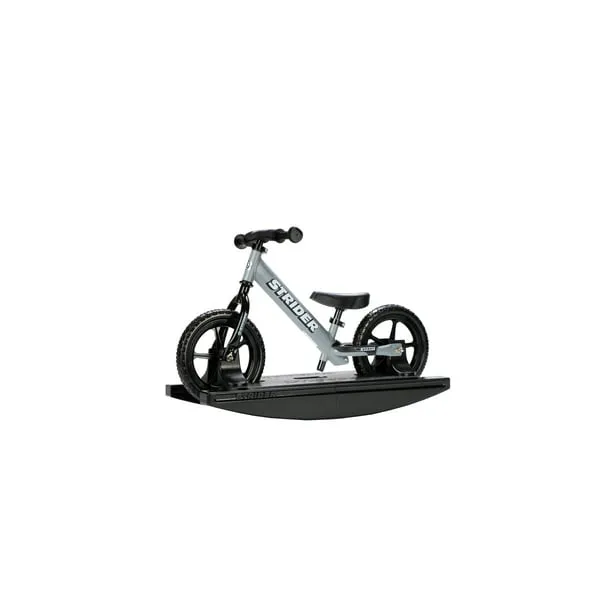 Strider - 12 Sport 2-in-1 Rocking Bike, Ages 6 months to 5 Years - Matte Gray