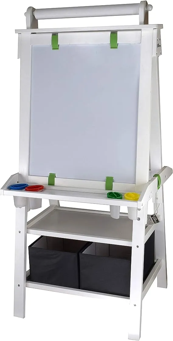 Little Partners | Deluxe Learn and Play Art Center Easel - Turquoise