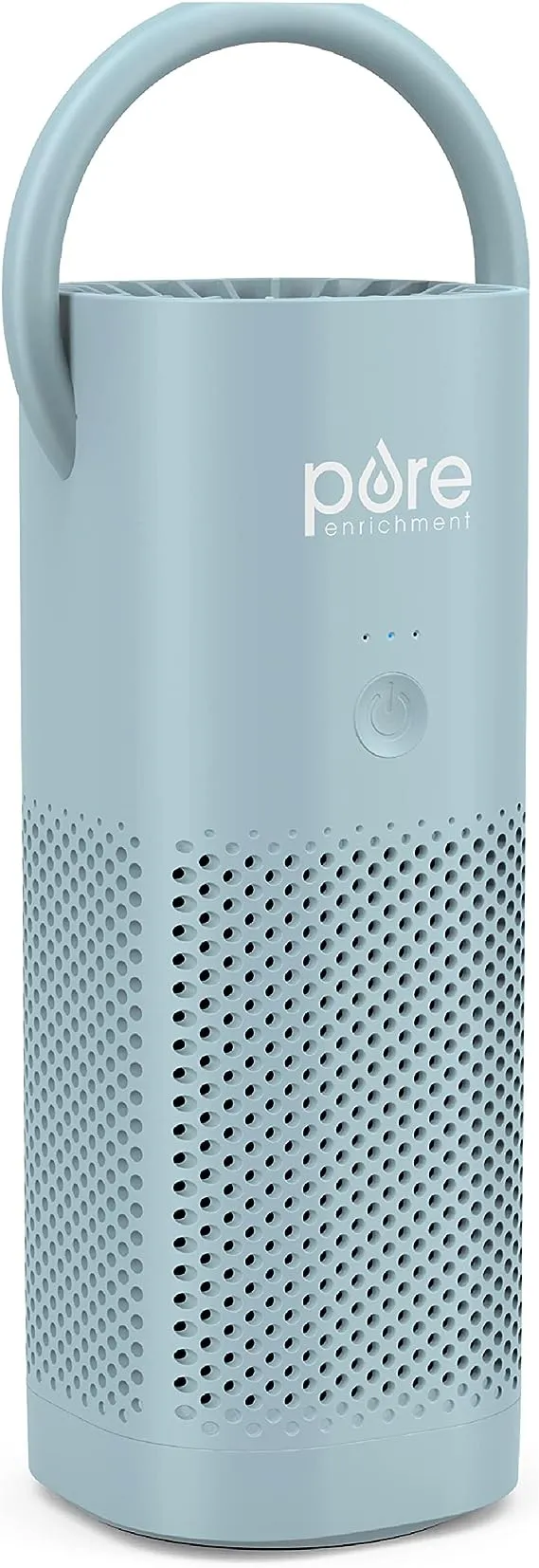 Pure Enrichment® PureZone™ Mini Portable Air Purifier - Cordless True HEPA Filter Cleans Air & Eliminates 99.97% of Dust, Odors, & Allergens Close to You - Cars, School, & Office (Starlight Blue)