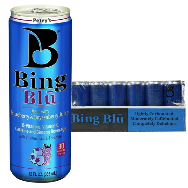 Bing Beverage Bing Blu, 12oz (pack of 24)