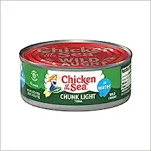 Chicken of the Sea Chunk Light Tuna in Water, Wild Caught Tuna, 5-Ounce Cans (Pack of 10)