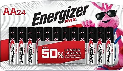 Energizer Max Alkaline AA Batteries (24-Pack)