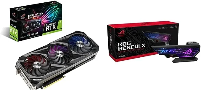 ASUS ROG STRIX NVIDIA GeForce RTX 3090 Gaming Graphics Card- PCIe 4.0, 24GB GDDR6X, HDMI 2.1, DisplayPort 1.4a, Axial-Tech Fan Design, 2.9-Slot