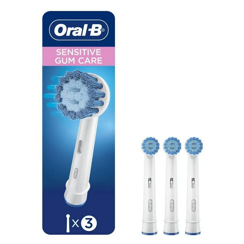 Oral-B Professional Sensitive Gum Care Brush Heads - 3 count