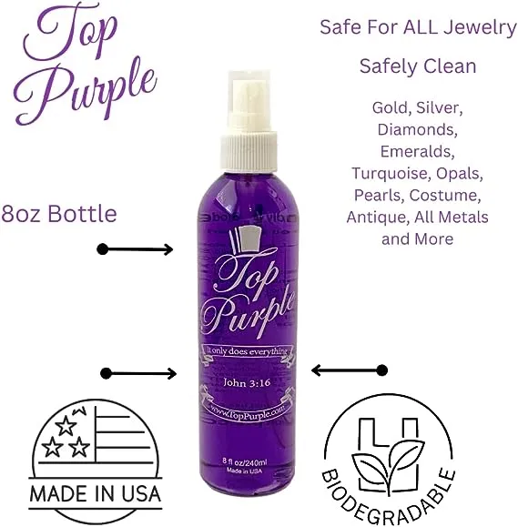 Jewelry and More Cleaner 8 Ounce Spray Bottle