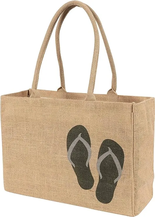 KAF Home Voyages A Paris Jute Market Tote Bag