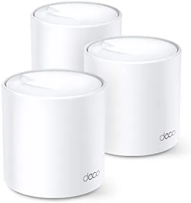 TP-Link - Deco AX4300 Pro Dual-Band Wi-Fi 6 Mesh Wi-Fi System (3-Pack) - White