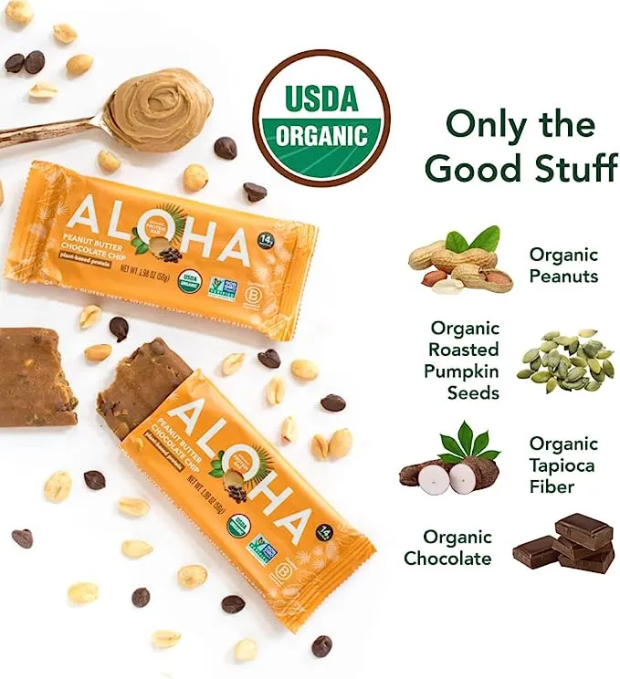 ALOHA, Plant Based, Protein Bar Sampler (Pack of 12)