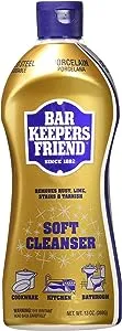 BAR KEEPERS FRIEND Soft Cleanser Premixed Formula | 13 Oz | (2 Pack)']