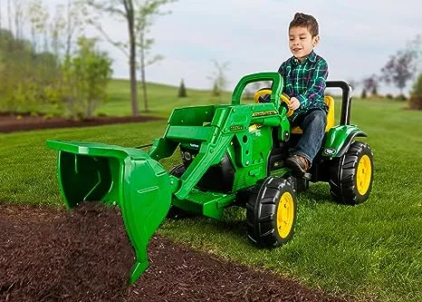 Peg Perego John Deere Front Loader - Green