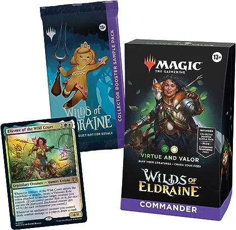 Magic The Gathering Wildes Of Eldraine Virtue And Valor Commander Sealed Box