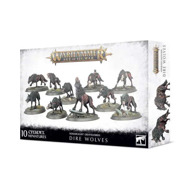 Soulblight Gravelords Dire Wolves Warhammer Age of Sigmar