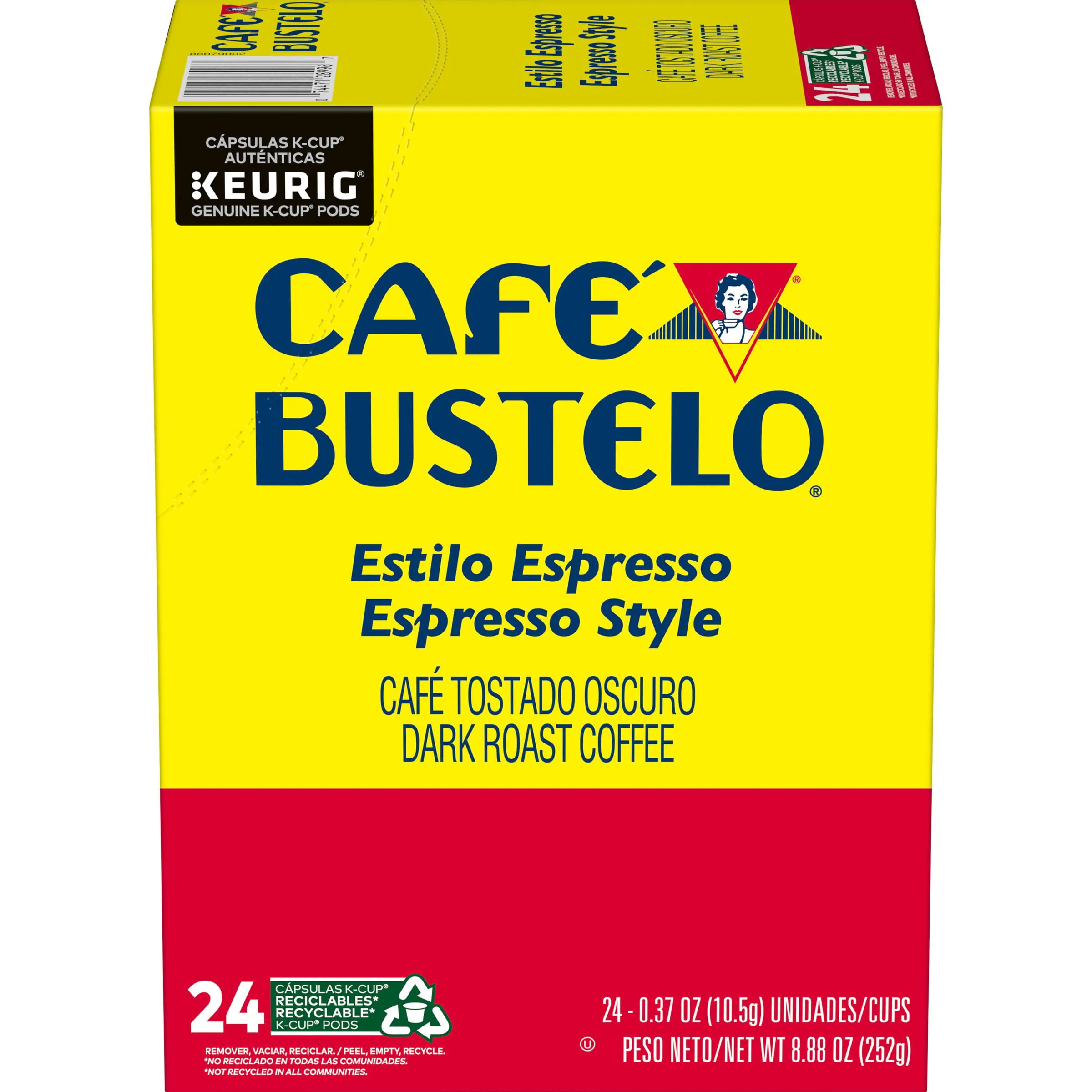 Keurig Cafe Bustelo Espresso Style Coffee K-Cups