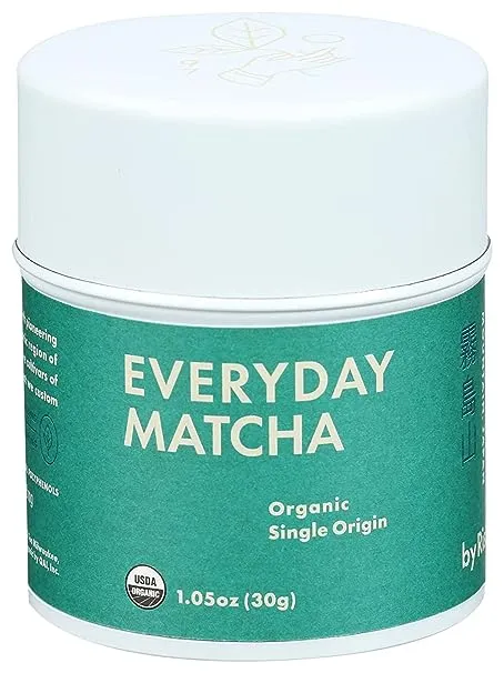 Rishi Tea Everyday Matcha - Organic Matcha Green Tea Powder, Japanese Green Herbal Tea, Powdered Matcha Tea, High Caffeinated Tea, USDA Organic - 1.05 Oz Matcha Tin