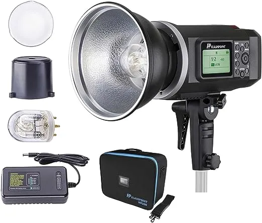 Flashpoint XPLOR 600 HSS Battery-Powered Monolight with Built-in R2 2.4ghz Radio Remote System - Bowens Mount (AD600)