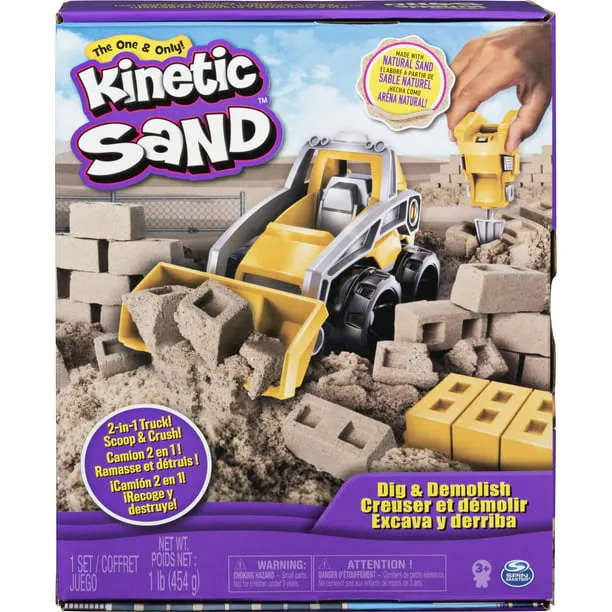 Kinetic Sand Dig & Demolish