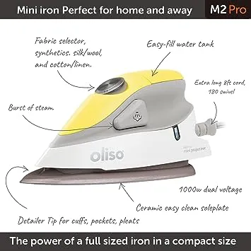 Oliso Mini Project Iron Yellow