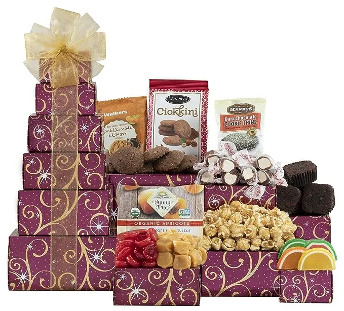 Wine Country Gift Baskets the Tower of Sweets Gift Tower