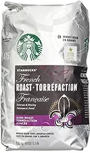 Starbucks French Roast Whole Bean 100% Arabica Coffee (40 oz.)