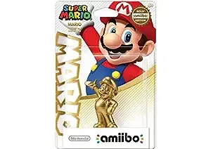 Super Mario Series Gold Mario Amiibo BRAND NEW