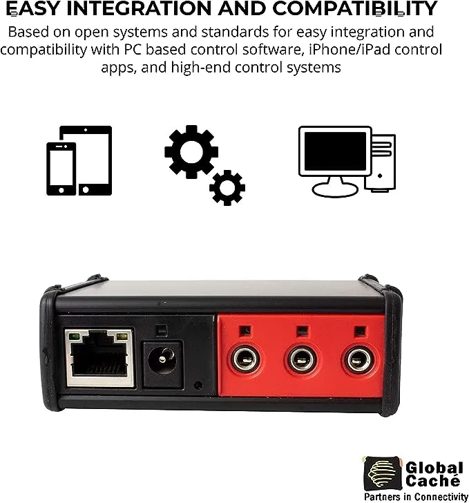 Global Caché IP2IR iTach TCP/IP to IR Converter - Connects Infrared Control Devices to a Wired Ethernet