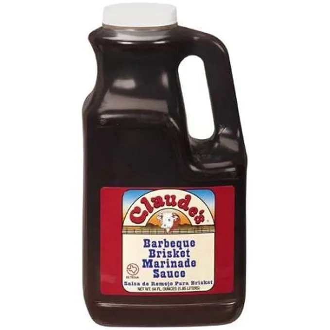 Claudes Brisket Marinade Sauce - 64 ounce - BBQ Sauce, Meat Tenderizer, Steak Sauce