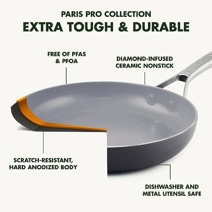 GreenPan Paris Pro 8" Ceramic Open Frypan