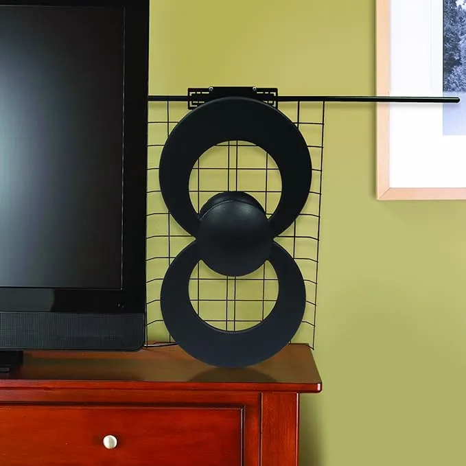 Antennas Direct ClearStream 2V Indoor Outdoor TV Antenna, Multi-Directional, 60+ Mile Range, Mast