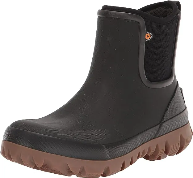 Bogs Mens Arcata Urban Chelsea Boot, Dark Brown, Size 10