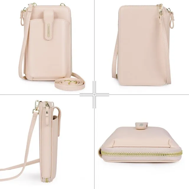 nuoku Small Crossbody Bags for Women, Small Crossbody Purse with Card Slots, Cell Phone Purse for Women with Phone Pocket