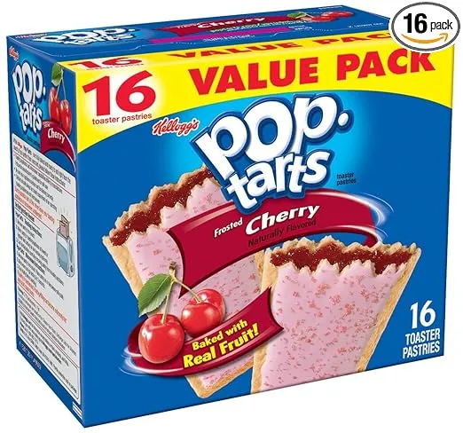 Pop Tarts Toaster Pastries Frosted Cherry