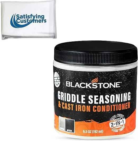 Blackstone 2-in-1 Griddle & Cast Iron Seasoning Conditioner