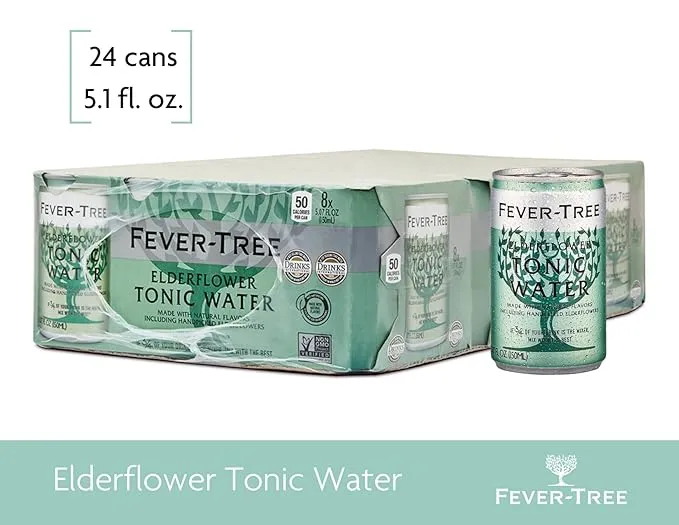 Fever Tree Elderflower Tonic Water