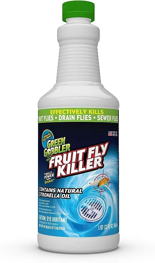 Green Gobbler Liquid Fruit Fly Killer 32 oz