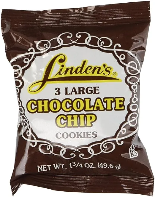 Linden's Large Cookies, Chocolate Chip, 18 CountLinden's Large Cookies, Chocolate Chip, 18 Count