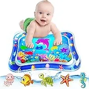 ZMLM - Alfombrilla de agua para bebé, para tiempo de barriga: Juguete para bebé, juego de actividad, alfombrilla inflable de juego sensorial para el tiempo de barriga, almohadilla pequeña para interiores, para bebés niños y niñas recién nacidos, de 3, 6 