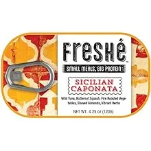 (1 Unit) FRESHE Sicilian Caponata Tuna Meal, 4.25 OZ