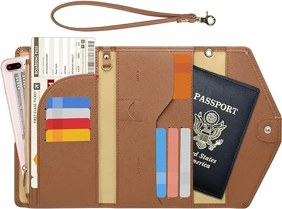 Leather passport case