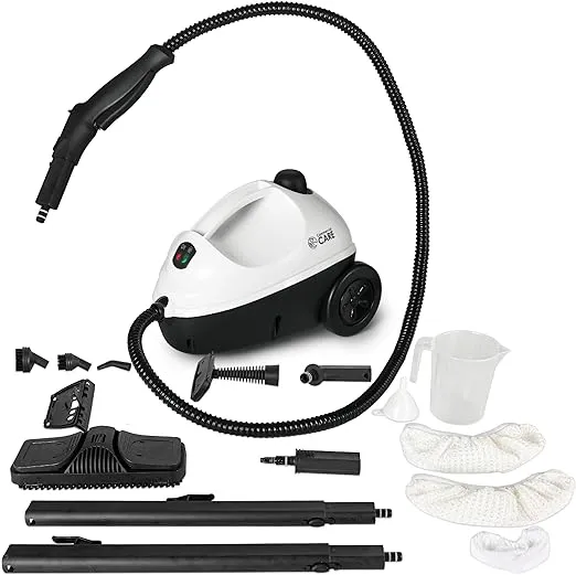 Commercial Care 1500W Multipurpose Steam Cleaner with Accessory Kit White