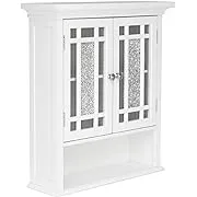 Windsor Wall Cabinet White - Elegant Home Fashions